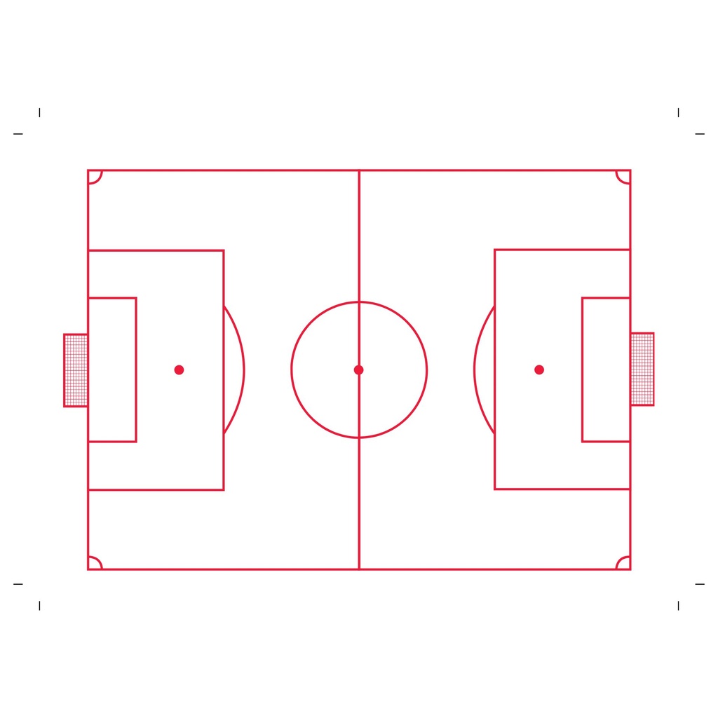 Precision A6 Football Pro-Coach Notepad (Pack 6)