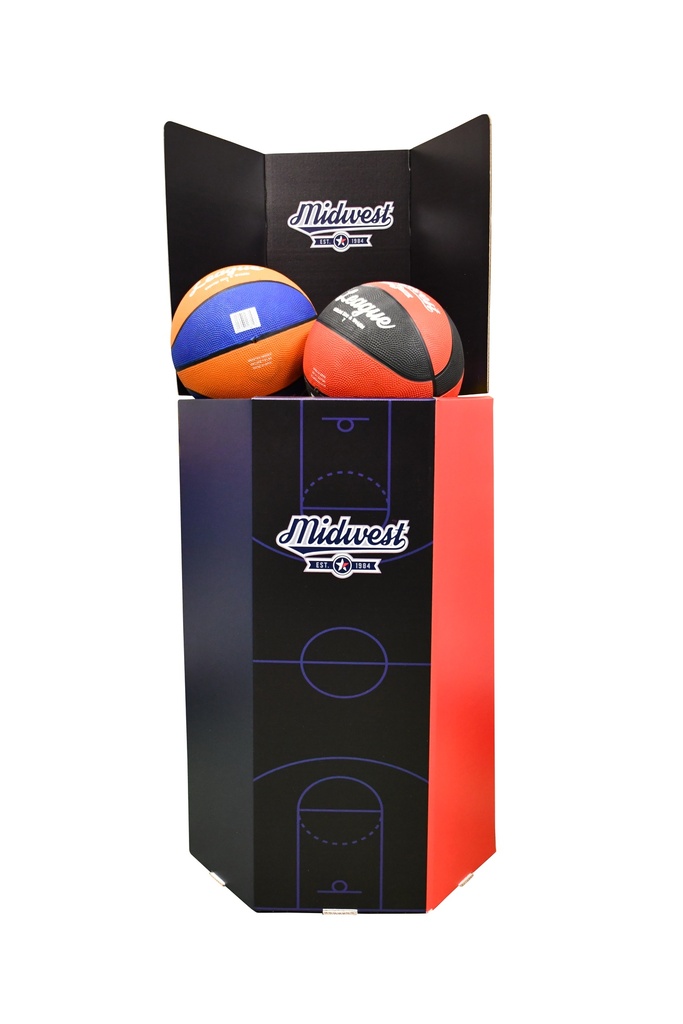 Midwest POS Hex Ball Bin