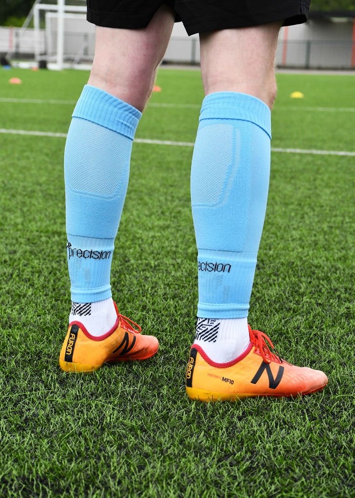 Precision Plain Pro Footless Sleeve Socks Junior