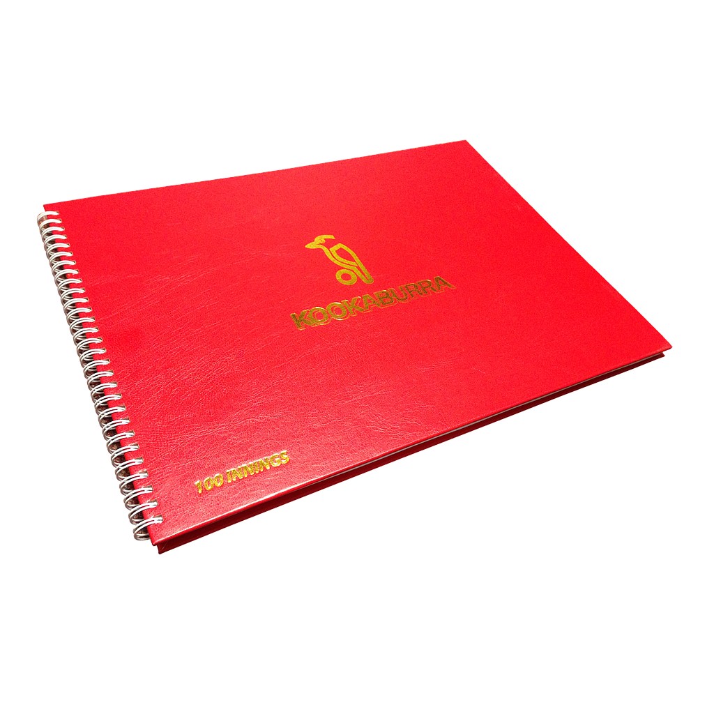 Kookaburra Scorebook Wirebound - 100 inns